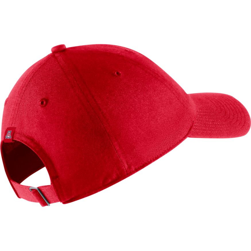 Arizona Wildcats Nike Heritage 86 Arch Adjustable Performance Hat product image 2, provided for visual reference and product