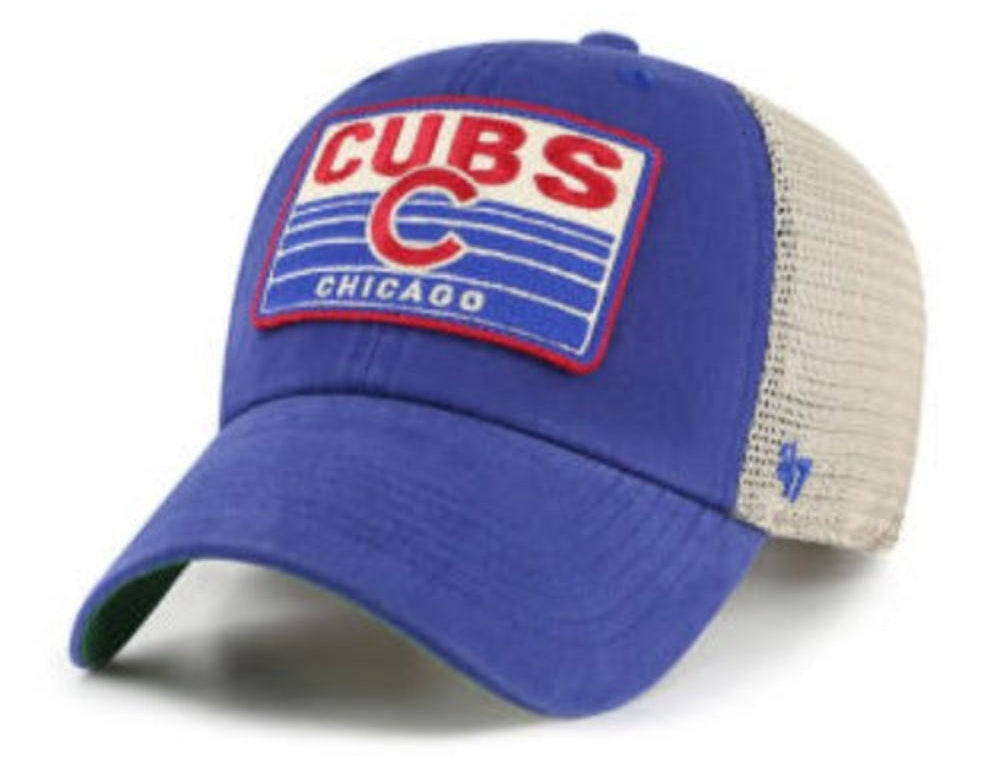 '47 Chicago Cubs Royal Four Stroke Clean Up Adjustable Hat product image 1, provided for visual reference and product detail