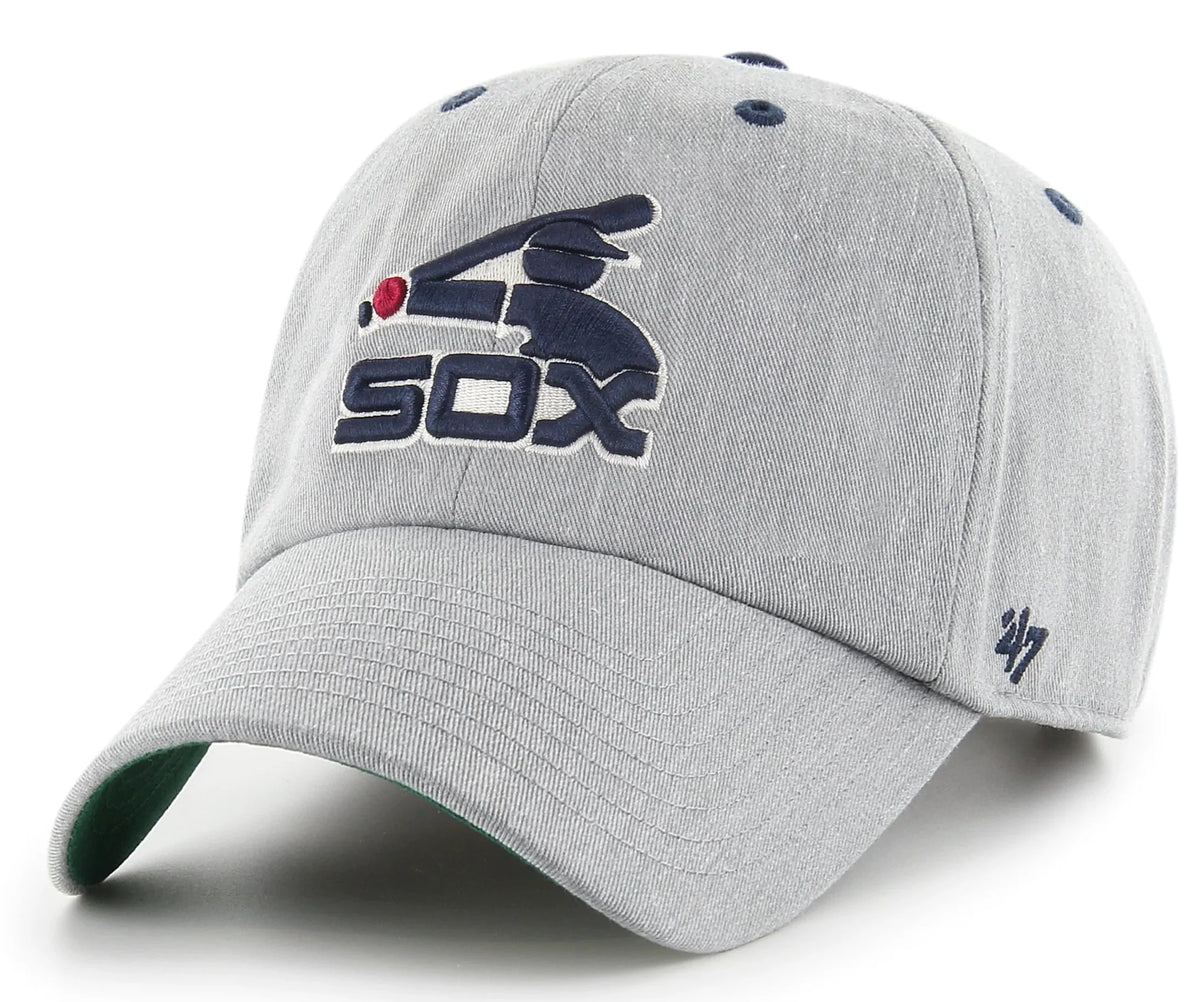 Chicago White Sox Cooperstown Gray Full Count 47' Clean Up Adjustable Hat for Men product image 1, provided for visual