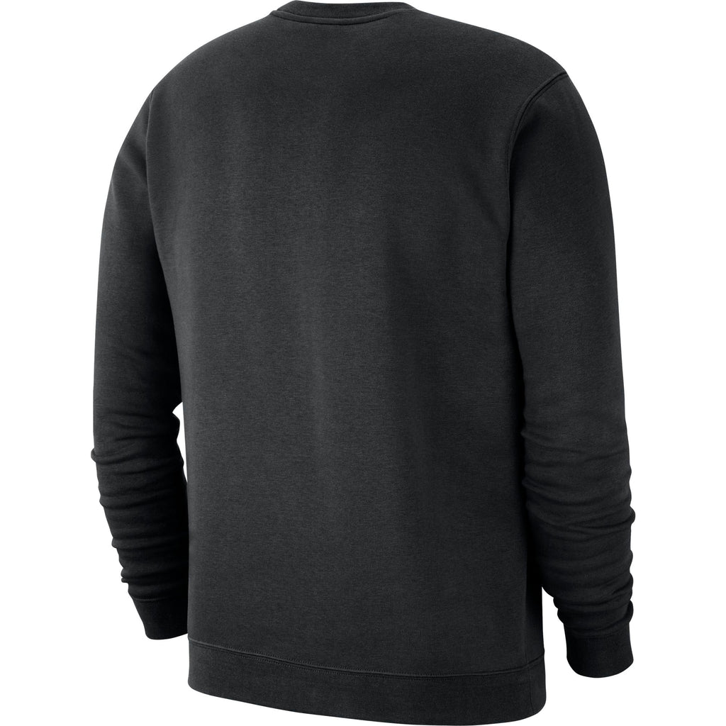 Ohio State Buckeyes Nike Club Fleece Crew Neck - Black product image 2, provided for visual reference and product detail