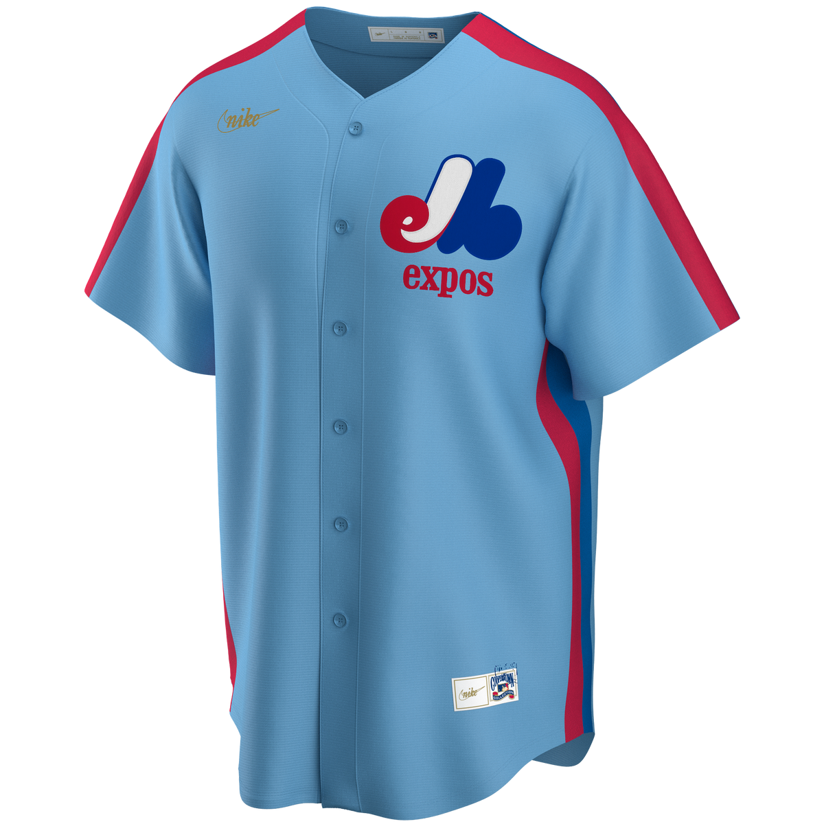 Montreal Expos Vladimir Guerrero Nike Light Blue Road Cooperstown Collection Team Jersey for Men product image 2, provided
