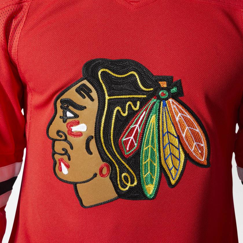 Chicago Blackhawks Brent Seabrook Adidas Red Authentic Player Jersey for Men product image 4, provided for visual reference