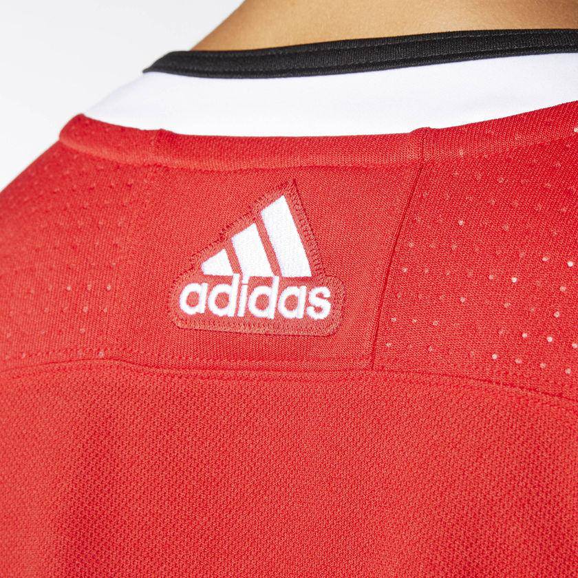 Mens Chicago Blackhawks Brandon Saad adidas Red Home Authentic Player Jersey product image 7, provided for visual reference