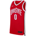 NCAA Ohio State Buckeyes Nike #0 Red Replica Basketball Jersey for Men product image 1, provided for visual reference and