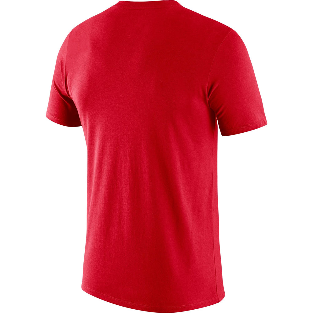 Ohio State Buckeyes Nike Scarlett Essential Wordmark T-Shirt for Men product image 2, provided for visual reference and