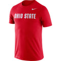 Ohio State Buckeyes Nike Scarlett Essential Wordmark T-Shirt for Men product image 1, provided for visual reference and