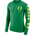 Oregon Ducks Nike College Dri-FIT Mantra Men Long-Sleeve T-Shirt for Men product image 1, provided for visual reference and