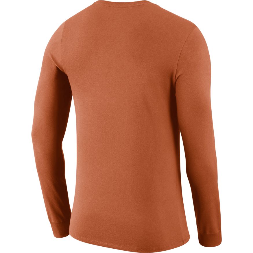 Texas Longhorns Nike College Dri-FIT Mantra Long-Sleeve T-Shirt for Men product image 2, provided for visual reference and