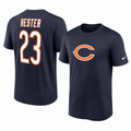 Chicago Bears Devin Hester Nike Navy Name & Number Player T-Shirt for Men product image 1, provided for visual reference and