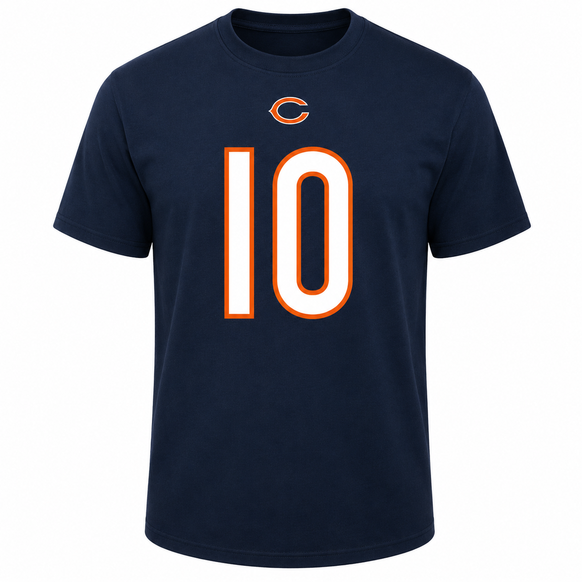 Mitchell Trubisky Chicago Bears NFL Majestic Eligible Receiver Name & Number T-Shirt – Navy product image 3, provided for