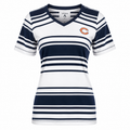 Womens Chicago Bears Rookie Stripped T-Shirt product image 1, provided for visual reference and product detail review