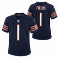 Infant Chicago Bears Justin Fields Nike Navy Replica Game Jersey product image 1, provided for visual reference and product