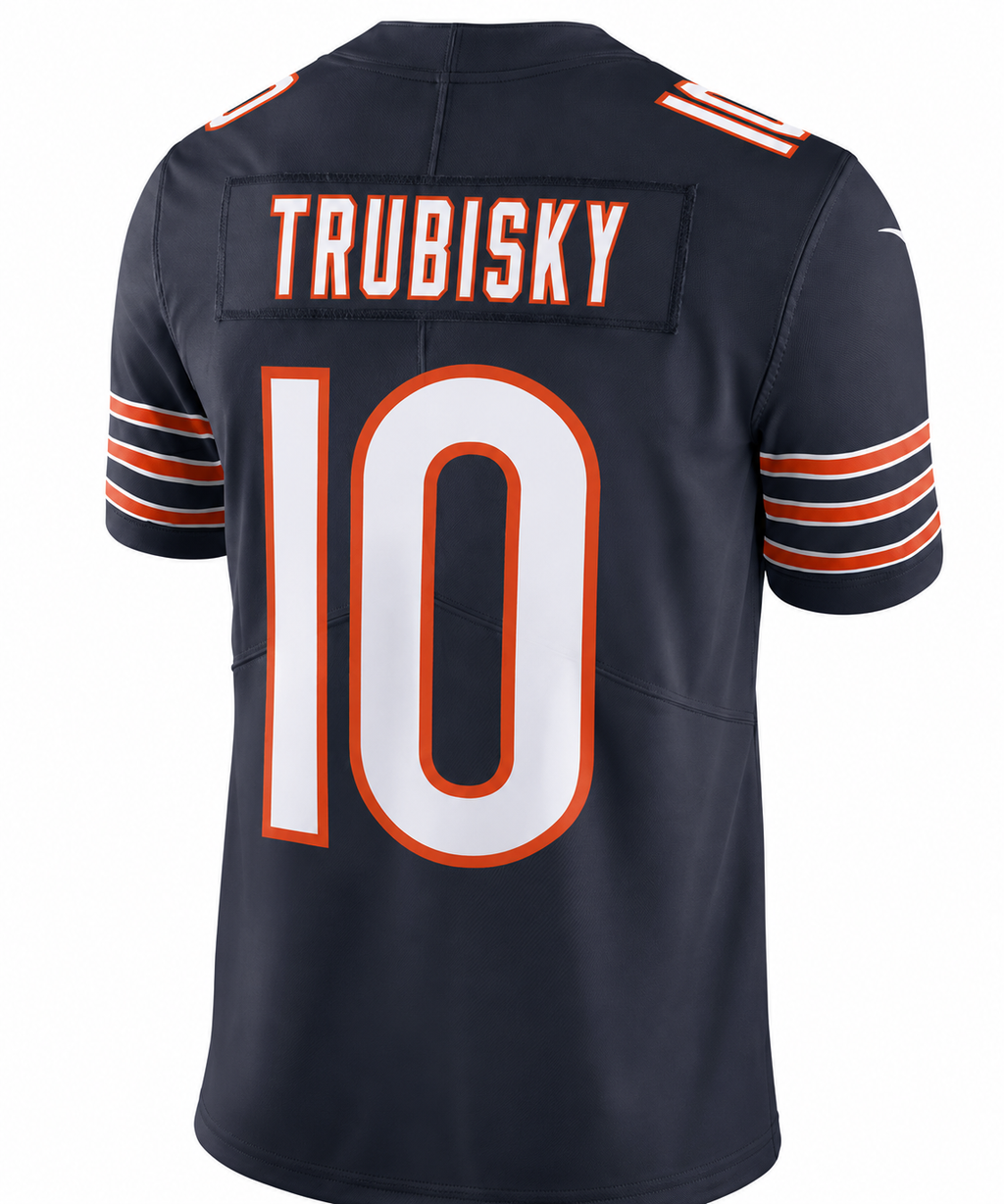 Chicago Bears Mitchell Trubisky Nike Navy Vapor Untouchable Limited Player Jersey for Men product image 1, provided for