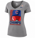 Chicago Cubs World Series Champions Goggles T-Shirt By Nike for Women product image 1, provided for visual reference and