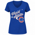 Chicago Cubs 2016 World Series Never Lose Sight T-Shirt for Women product image 1, provided for visual reference and product