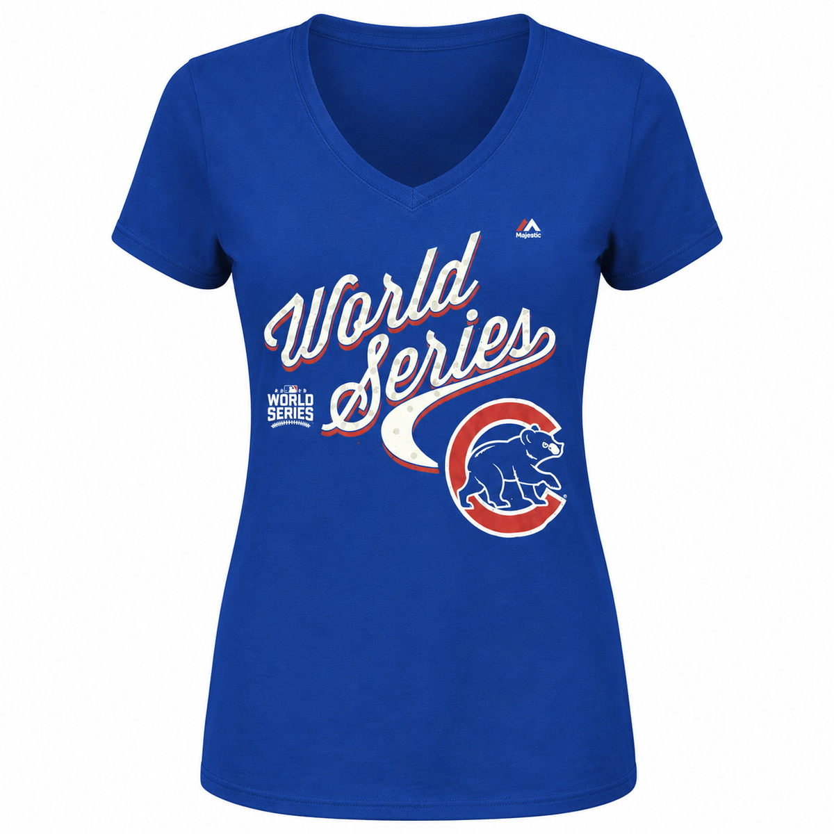 Chicago Cubs 2016 World Series Never Lose Sight T-Shirt for Women product image 1, provided for visual reference and product