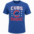 Youth Chicago Cubs Triple Play Triblend T-Shirt product image 1, provided for visual reference and product detail review