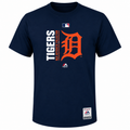 MLB Detroit Tigers Majestic Navy Authentic Collection Team Icon T-Shirt for Men product image 1, provided for visual