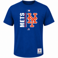 MLB New York Mets Majestic Royal Authentic Collection Team Icon T-Shirt for Men product image 1, provided for visual