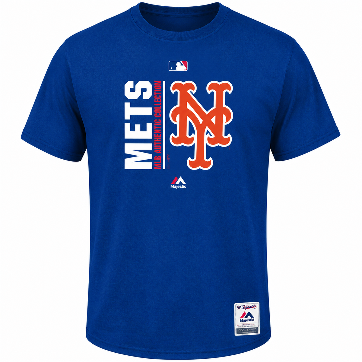 MLB New York Mets Majestic Royal Authentic Collection Team Icon T-Shirt for Men product image 1, provided for visual