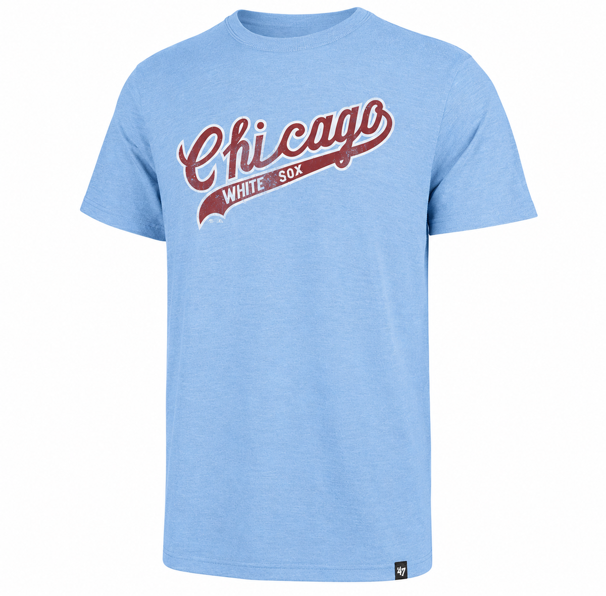'47 Brand Men Chicago White Sox Cooperstown Collection 1972 MLB Carolina Blue Scrum T-Shirt product image 1, provided for