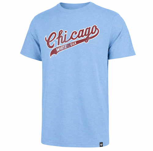 '47 Brand Men Chicago White Sox Cooperstown Collection 1972 MLB Carolina Blue Scrum T-Shirt product image 1, provided for