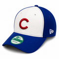 Chicago Cubs White Panel Performance 9FORTY Adjustable Hat By New Era product image 1, provided for visual reference and