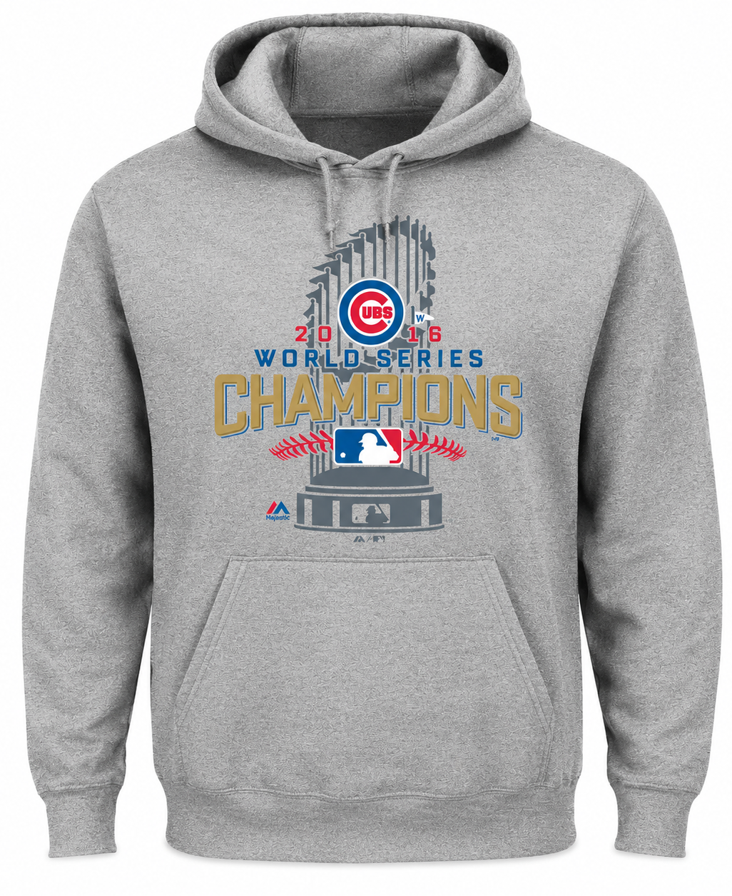 Chicago Cubs Majestic Big & Tall 2016 World Series Champions Locker Room Hoodie for Men product image 1, provided for visual