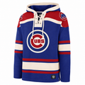 Men’s Chicago Cubs Royal Superior Lacer Hoodie By ’47 Brand product image 1, provided for visual reference and product
