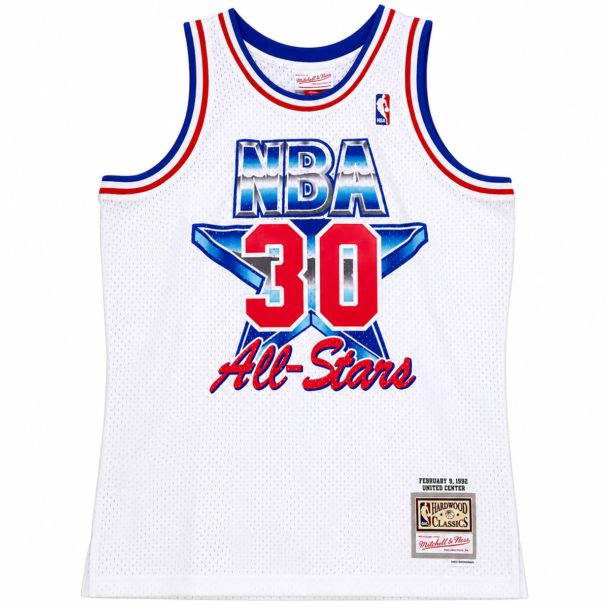 Scottie Pippen Eastern Conference All-Star Chicago Bulls Mitchell & Ness Hardwood Classics White 1992 Swingman Jersey for