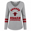 Womens Chicago Bulls '47 NBA Letter Courtside 2 Long Sleeve T-Shirt product image 1, provided for visual reference and
