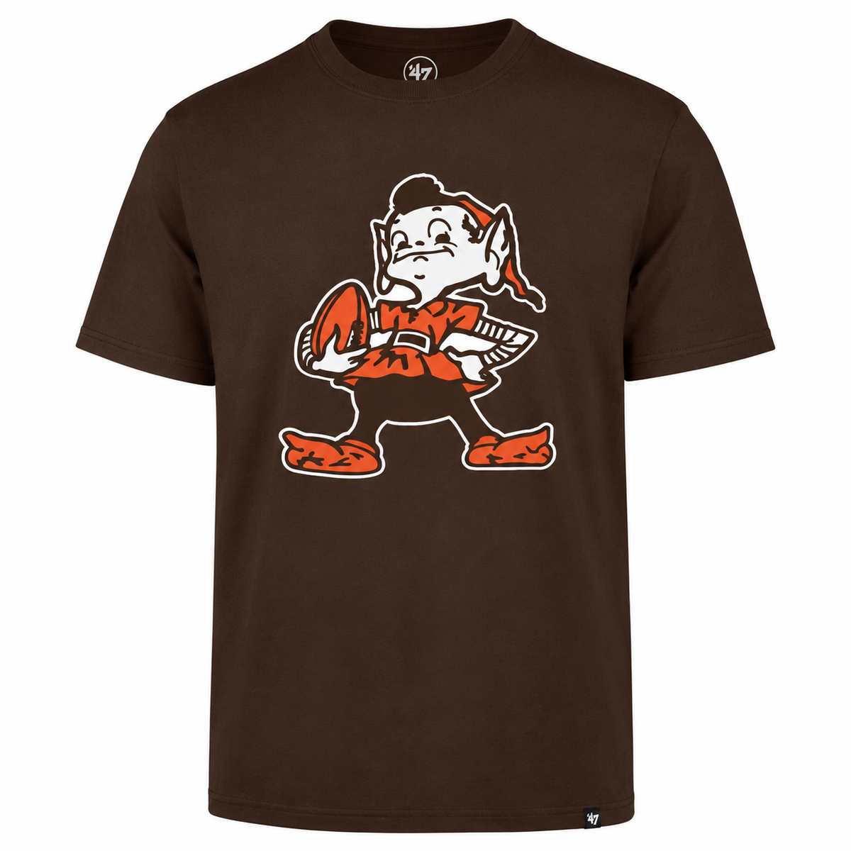 Cleveland Browns '47 Brand Fieldhouse Brown T-Shirt for Men product image 1, provided for visual reference and product