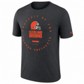 Nike Gray Cleveland Browns Sideline Property Of Performance T-Shirt for Men product image 1, provided for visual reference