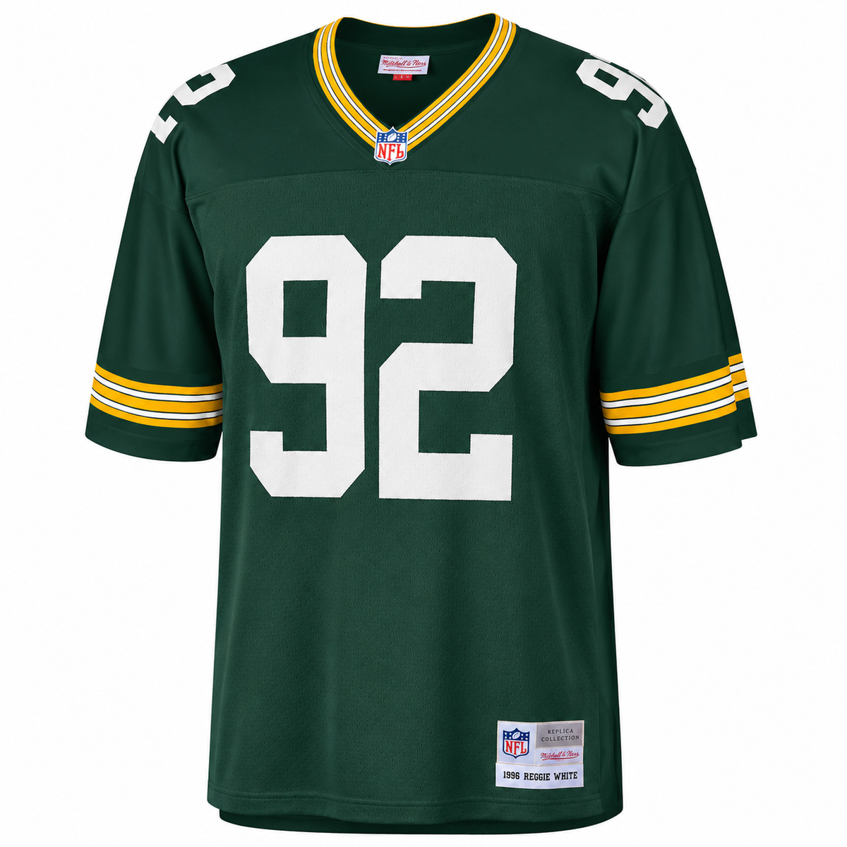 Reggie White Green Bay Packers 1996 Green Legacy Replica Jersey By Mitchell & Ness product image 2, provided for visual