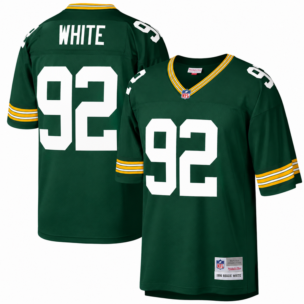 Reggie White Green Bay Packers 1996 Green Legacy Replica Jersey By Mitchell & Ness product image 1, provided for visual