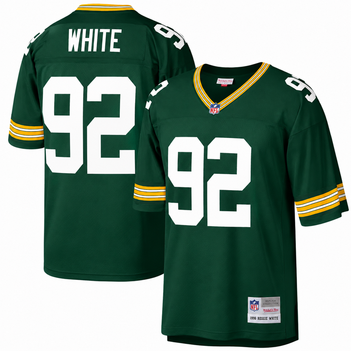 Reggie White Green Bay Packers 1996 Green Legacy Replica Jersey By Mitchell & Ness product image 1, provided for visual