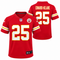 Youth Kansas City Chiefs Clyde Edwards-Helaire Nike Red Game Jersey product image 1, provided for visual reference and
