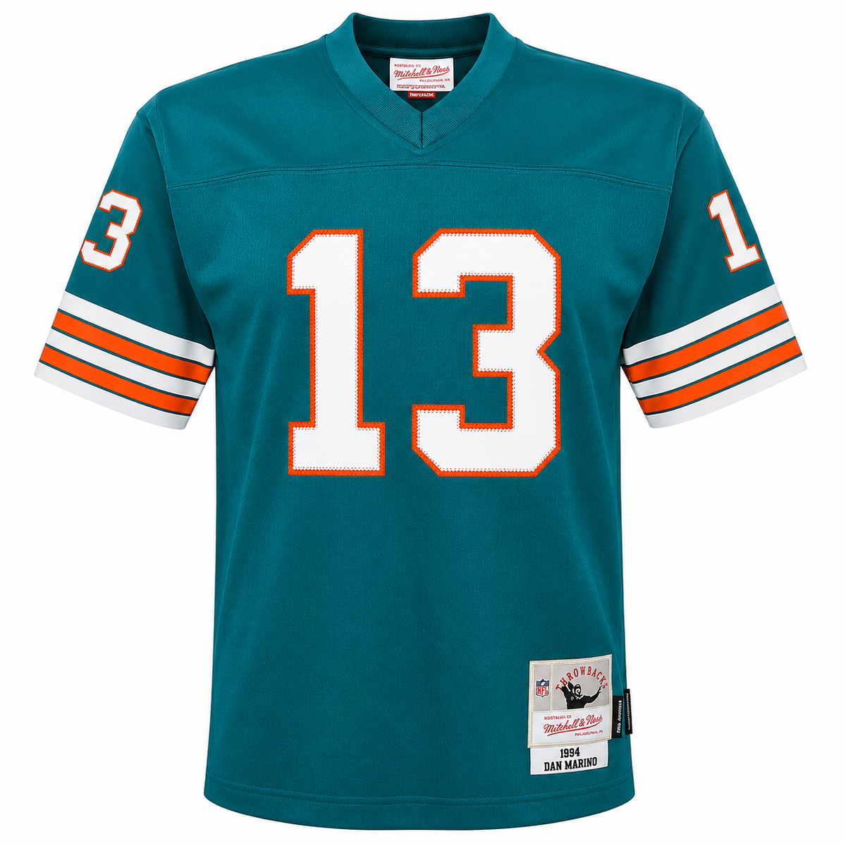 Youth Miami Dolphins Dan Marino Mitchell & Ness Aqua Retired Player Vintage Replica Jersey product image 3, provided for