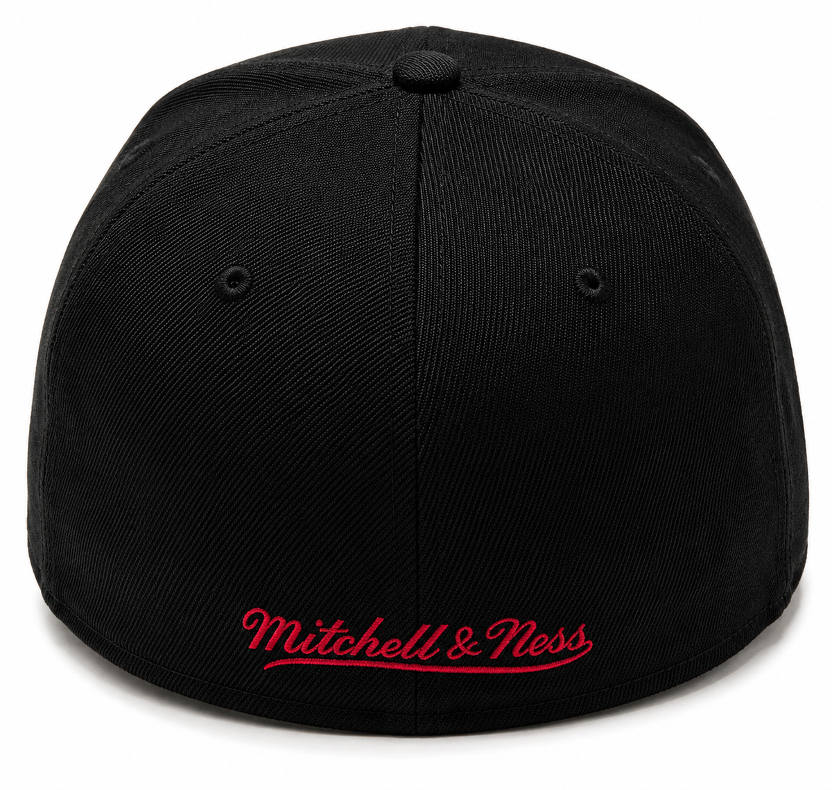 Chicago Bulls Mitchell & Ness Hardwood Classics 2 Tone Black/Gray Reload 2.0 Dynasty Fitted Hat for Men product image 2,