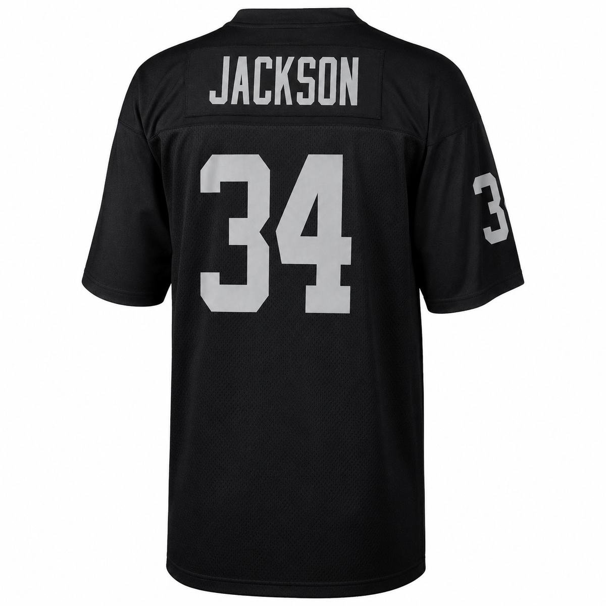 Mens Las Vegas Raiders Bo Jackson Mitchell & Ness Black 1988 Retired Player Legacy Replica Jersey product image 2, provided