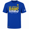 Los Angeles Rams New Era Combine Authentic Split Line Short T-Shirt for Men product image 1, provided for visual reference