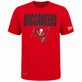 New Era Red Tampa Bay Buccaneers Combine 50 Yard Line Short Sleeve T-Shirt for Men product image 1, provided for visual