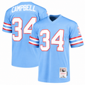 Houston Oilers Earl Campbell Mitchell & Ness Light Blue Legacy Replica Jersey for Men product image 1, provided for visual