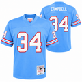 Youth Earl Campbell Houston Oilers 1980 Mitchell & Ness Powder Blue Retired Player Vintage Replica Jersey product image 1,