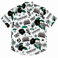 Chicago White Sox White Floral Button Down Hawaiian Shirt for Men product image 1, provided for visual reference and product