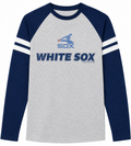Chicago White Sox Gray/Navy Cooperstown Long Sleeve T-Shirt for Men product image 1, provided for visual reference and