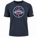 Chicago White Sox Heather Navy Cooperstown Collection Comiskey Park 75th Anniversary Distressed Logo New Era T-Shirt for Men