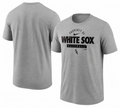 Chicago White Sox Nike Primetime Property Of Practice T-Shirt - Heathered Gray product image 1, provided for visual