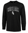 '47 Brand Men Chicago White Sox Black Walk Off Super Rival Long Sleeve T-Shirt product image 1, provided for visual