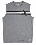 Chicago White Sox New Era Heathered Gray Sleevless T-Shirt for Men product image 1, provided for visual reference and